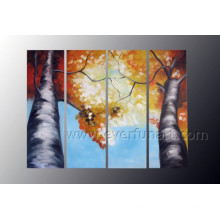 Landscape Tree Oil Painting for Home Decoractive (LA4-043)